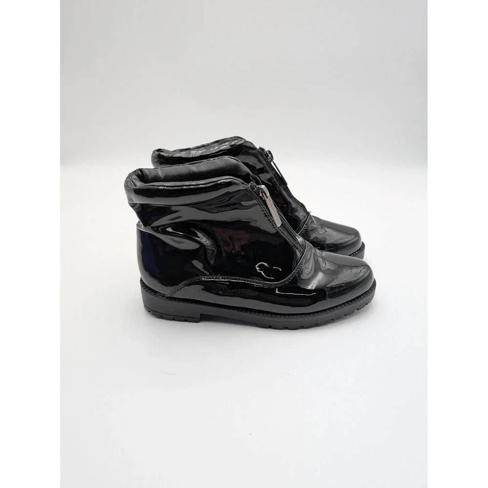 Tudor Court Snow Boots Womens Size 6‎ Black Faux Fur Lined Ankle Winter Shoes